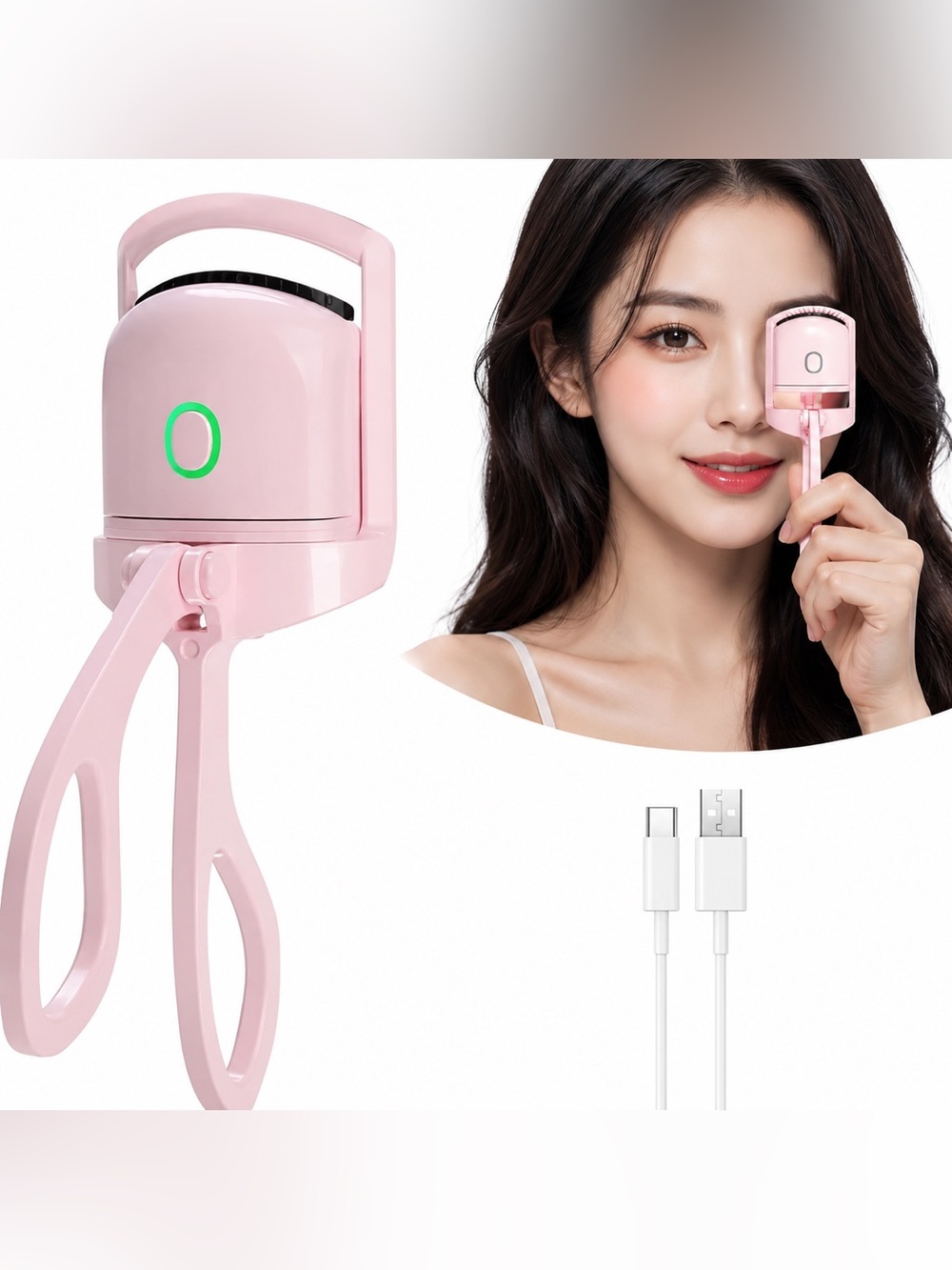 Eyelash Curler with LED Indicator